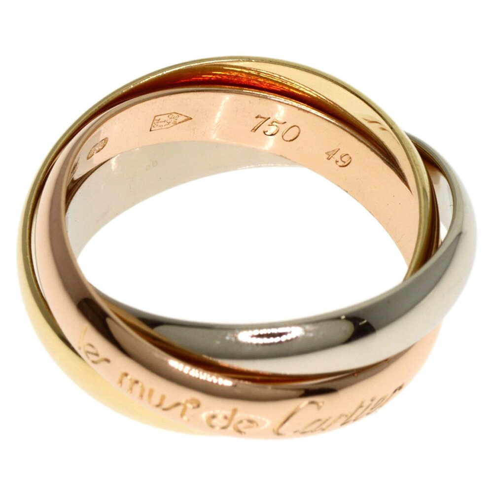 CARTIER 18k Gold Trinity Ring #49 - Picture 4 of 9
